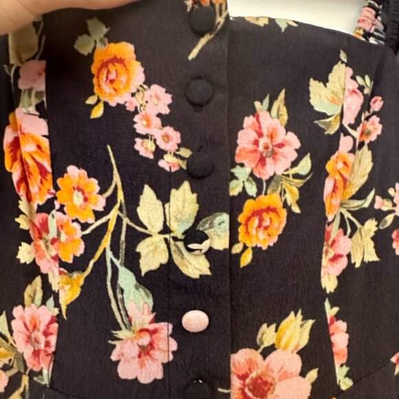 Flynn Skye Bardot Maxi Dress Floral Print Size S - Picture 7 of 12